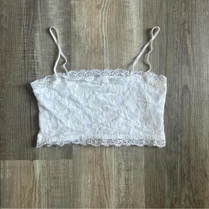 white lace camisole top🐚